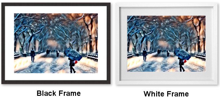Select a Frame that will enhance your chosen print